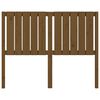 vidaXL Hoofdbord 125,5x4x100 cm massief grenenhout honingbruin