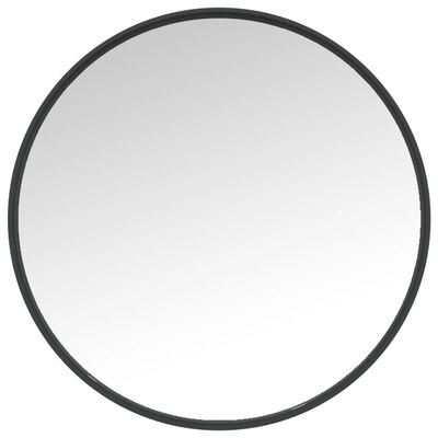 vidaXL Wandspiegel 50 cm zwart