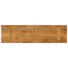 vidaXL Tafelblad rechthoekig 120x20x2,5 cm massief mangohout