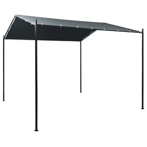 vidaXL Prieel 3x3 m staal antraciet