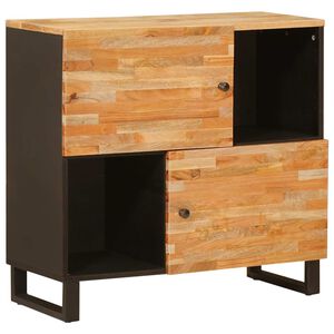 vidaXL Bijzetkast Bruin 80 x 33 x 75 cm Massief Mango Hout