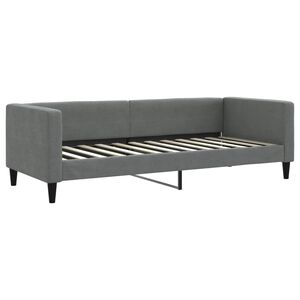 vidaXL Slaapbank 80x200 cm stof donkergrijs