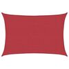 vidaXL Zonnezeil 160 g/m&sup2; 4x5 m HDPE rood