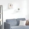 vidaXL Wandschappen zwevend 2 st 23x23,5x3,8 cm MDF eikenkleurig wit
