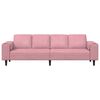 vidaXL Woonkamer Bank Roze 250 x 77 x 76 cm