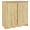 vidaXL Bijzetkast 60x36x65 cm massief grenenhout