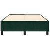 vidaXL Boxspring bed 120x200 cm fluweel donkergroen