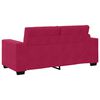 vidaXL Loveseat Sofa Wijnrood 140 cm Fluweel