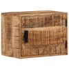 vidaXL Nachtkastje wandgemonteerd 40x30x25 cm massief mangohout