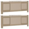vidaXL Radiatorafdekking 2 st Sonoma Eiken 205 x 20,5 x 81,5cm