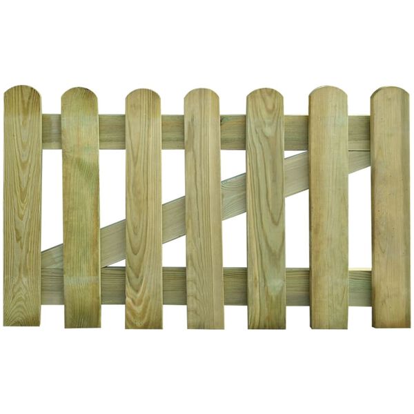 vidaXL Poort 100x60 cm hout