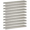 vidaXL Afdekprofiel voor tuinafboording 10 st 100 x 20 x 5 cm