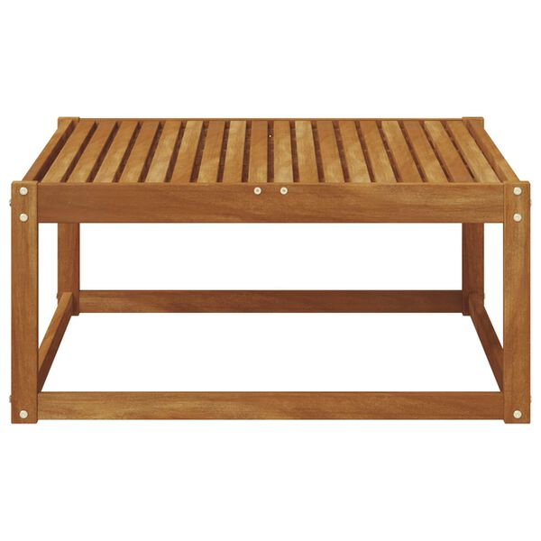 vidaXL Buiten Eindbank Naturel 115 x 83 x 73 cm Massief Acaciahout