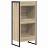 vidaXL Boekenkast Sonoma 80 x 30 x 155 cm Bewerkt hout