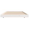 vidaXL Bedframe zonder matras massief grenenhout wit 90x190 cm