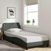 vidaXL Bedframe "Dover" 90x200 cm stof donkergrijs