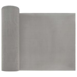 vidaXL Gaas Scherm 20 x 1000 cm 120 Mesh RVS 201 Zilverkleurig