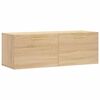 vidaXL Wandkast 100x36,5x35 cm bewerkt hout sonoma eikenkleurig