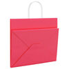 vidaXL Papieren zakken 250 st met hengsels 32x22x28 cm roze