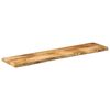 vidaXL Tafelblad met natuurlijke rand 180x30x3,8 cm massief mangohout
