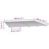 vidaXL Bedframe massief grenenhout 180x200 cm