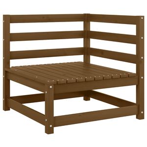 vidaXL Tuinhoekbank massief grenenhout honingbruin