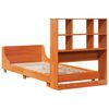 vidaXL Bedframe zonder matras massief grenenhout wasbruin 90x190 cm