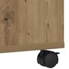 vidaXL Printerstand Artisan Eiken 41 x 32 x 34,5 cm Bewerkt hout
