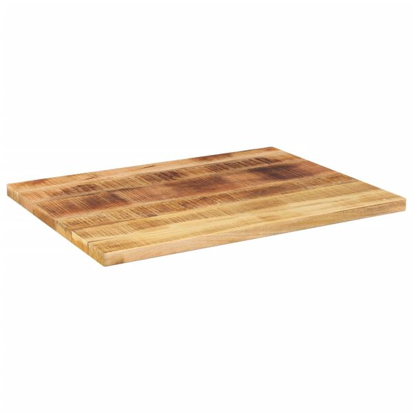 vidaXL Tafelblad rechthoekig 80x50x2,5 cm massief ruw mangohout