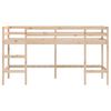 vidaXL Kinderhoogslaper met ladder 80x200 cm massief grenenhout