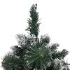 vidaXL Kunstkerstboom met verlichting en standaard 60 cm PVC groen