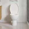 vidaXL Toiletbril soft-close met quick-release ontwerp wit