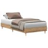 vidaXL Bedframe zonder matras 100x200 cm spaanplaat artisanaal eiken