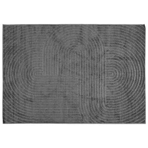 vidaXL Binnen- en buitentapijt PALMERAS Antraciet 120 x 170 cm