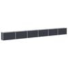 vidaXL Verhoogd Tuinbed Antracietkleurig 600 x 40 x 55 cm