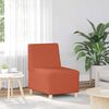 vidaXL Modulaire Bankeenheid Armlos 3 pcs Oranje 55 x 74 x 82 cm