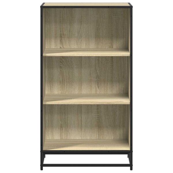 vidaXL Boekenkast 60x35x107,5 cm bewerkt hout sonoma eikenkleurig