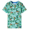 vidaXL Kindershirt 128 gem&ecirc;leerd lichtgroen