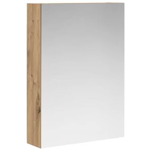 vidaXL Badkamer spiegelkast Ambachtelijk eiken 50 x 14,5 x 70 cm