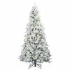 vidaXL Kunstmatige Inklapbare Kerstboom Wit 240 cm PE en PVC