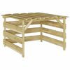 vidaXL Grasmaaier Garage Bruin 84 x 80 x 56 cm