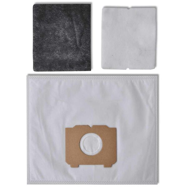 vidaXL 25 stuks Stofzuigerzakken met filters voor AEG, Progress, Tornado