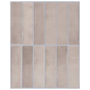 vidaXL Rechthoekige Tegel 10 st Beige Koffie 29 x 23 x 0,08 cm