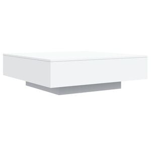 vidaXL Salontafel 100x100x31 cm bewerkt hout wit