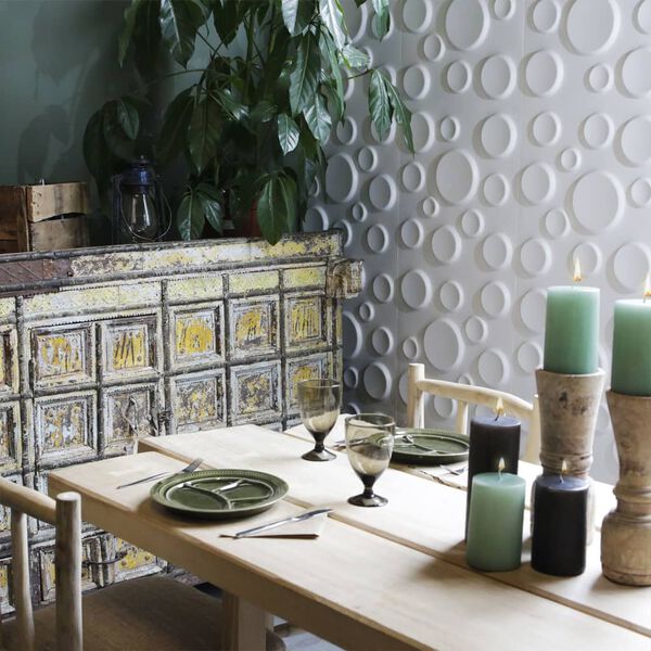 WallArt 12 st Wandpanelen 3D GA-WA11 Craters