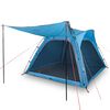 vidaXL Tent 4-persoons waterdicht snelontgrendeling blauw