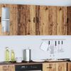 vidaXL Keukenbovenkasten 2 st Porto bewerkt hout oud houtkleurig