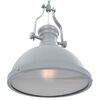 vidaXL Plafondlamp rond E27 grijs
