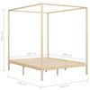 vidaXL Hemelbedframe met 2 lades massief grenenhout 160x200 cm