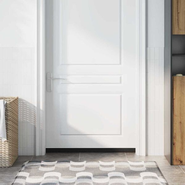 vidaXL Schroefbare Deurborstelafsluitingen 12 pcs Wit 100 cm